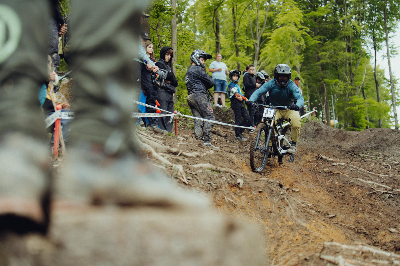 Luca Schmidt auf dem MTB