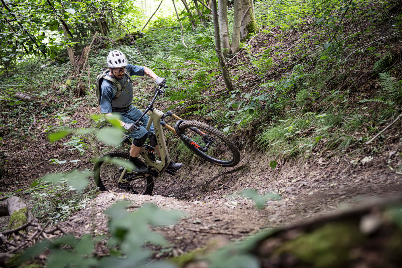 Manfred auf dem MTB 